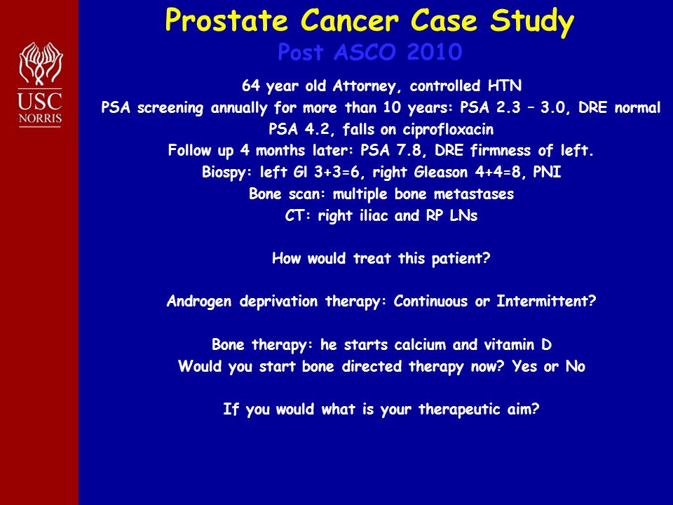 case study prostatitis